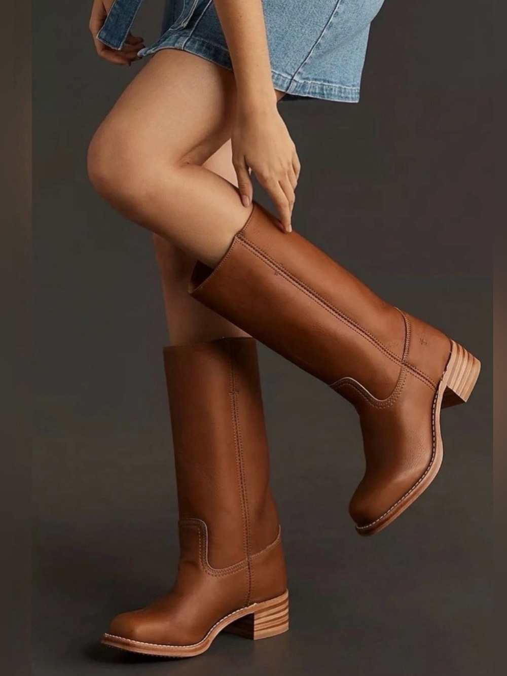 NEW Frye Campus 14L Boots in Saddle Size: 7.5 (One Was a Floor Display)
